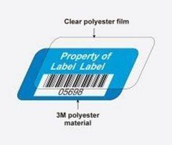 Durable 3M Polyester Labels .